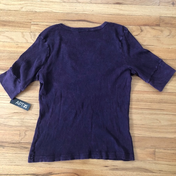 Purple Short Sleeve embellished with Blinky Purples - Picture 4 of 6
